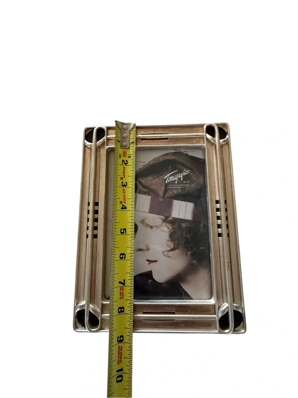 Vintage Terragrafics 5x7 Heavy Metal Picture Frame